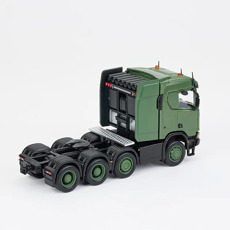 MASSDI Diecast 1:64 skala R650 Przyczepa Płaska Liberate The CA30 Ciężarówka Model Samochodu ze Stopu Metali Kolekcja Zabawek dla Chłopców