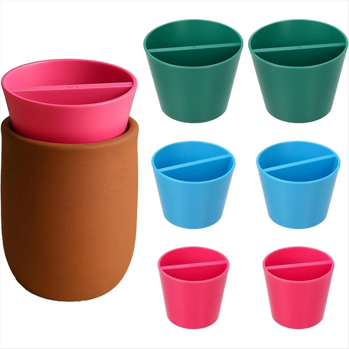 6pcs 3 Sizes Rim Cone Pottery Tool, Ceramic Rim Shaper Cone Ceramic Tool for Pottery Repair and Shaping Plastic