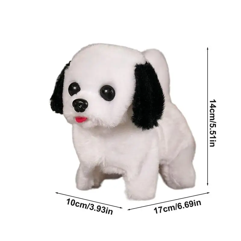 Chiens Robot pour adultes, jouet de marche Robot, chien d'aboiement, poupée en peluche réaliste, Animal en peluche interactif, compagnon de volaille pour animaux de compagnie