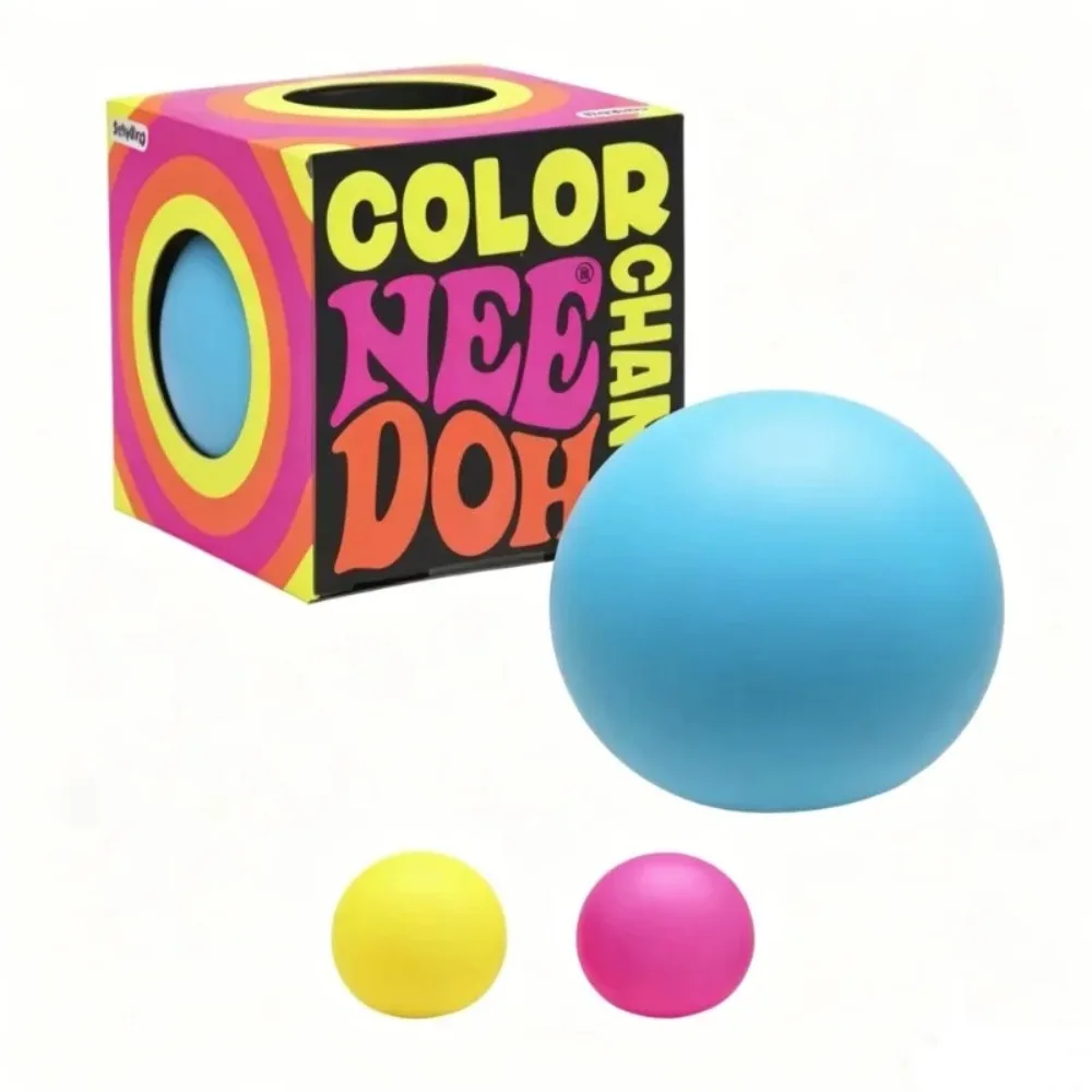 NeeDoh Schylling extrude Color Change Sensory Stress Relief Balls Relief Relieves Anxiety Fidget Squishy Toy bind box Gift