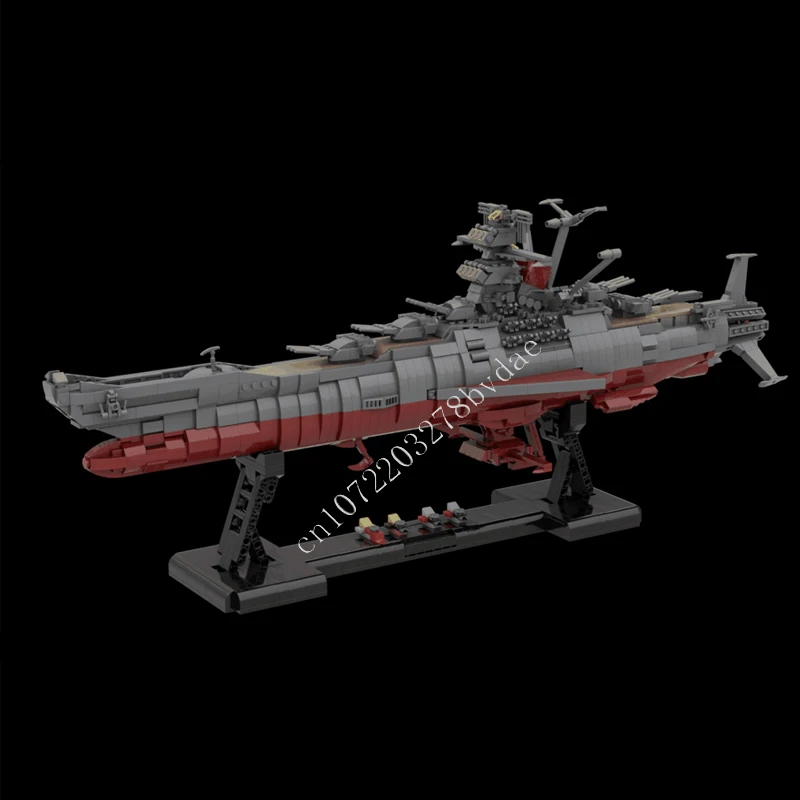 

982PCSSpace Бинкор Ямато Оружие MOC SpaceShip Боевая модель Строительный блок Архитектура DIYE Образовательная сборная модель Игрушка в подарок