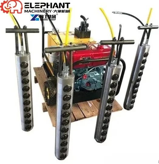 Super Wedge Hard Rock Splitter High Efficiency Hydraulic Stone Splitting Machinery