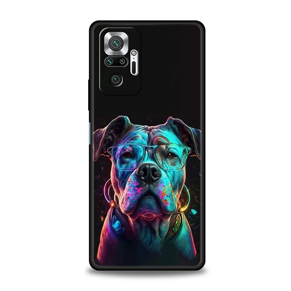 Cartoon Dog Pug French Bulldog Phone Case for Xiaomi Redmi NOTE 12 Pro K40 Gaming K50 8A 9T 9A 9C Note 8 8T 9 9S 10 11 Pro Shell