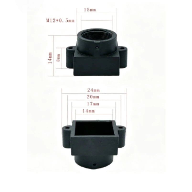 M12 Plastic Steel Camera Lens Holder 20mm Hole Spacing Mount Base For Single Board Camera 5pcs Price