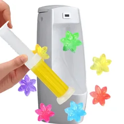 1Pcs Flower Toilet Cleaner Gel Syringe Aromatic Drain Toilet Cleaning Products Air Freshener Remove Odors Home Bathroom Tools