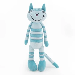 Kawaii Blue Cat About 35.5/45cm Pillow Plush Doll Toys Cute High Quality Gifts for Boys Girls Friends Decorate Baby Childrens