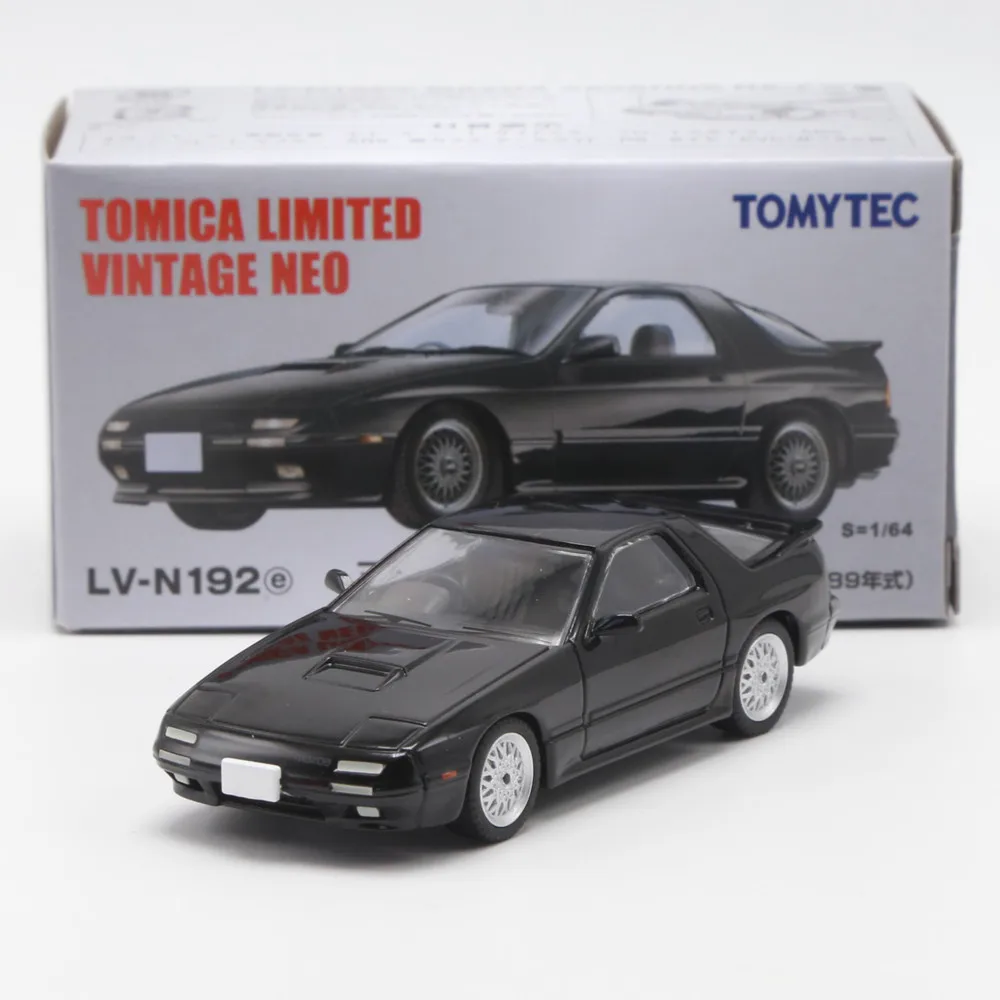 Tomytec Tomica TLV N192 A/B/C/D/E/F/G/H SAVANNA RX7 GT-X 1989 JDM Limited Edition Simulation Alloy Static Car Model Toy Gift