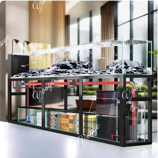 

K H Stream Tank Water-free Simple Professional Landscaping Ecology Medium And Large Fish Tank Bottom Filter Aquarium