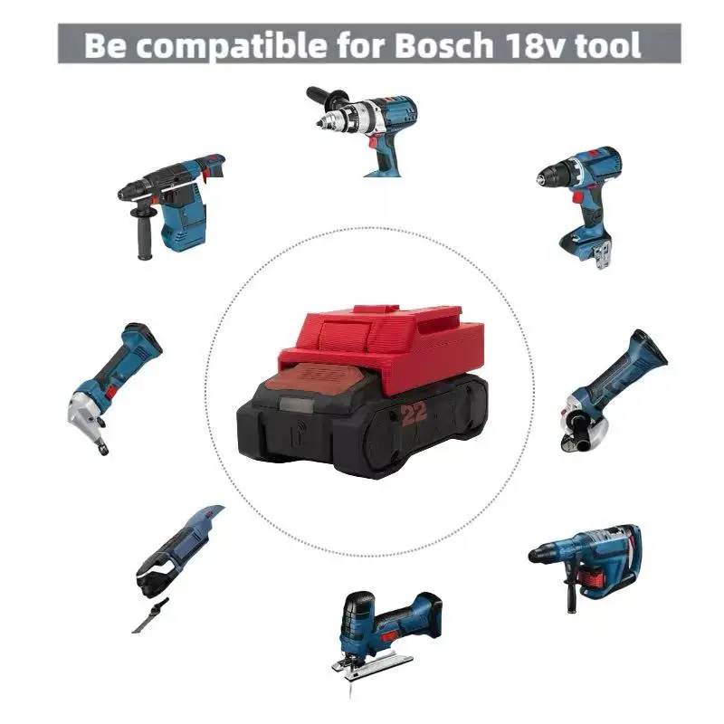 Adapter for Hilti 22V Nuron Batteries to for Makita 18V for Parkside for Hilti 22V Multi-tool Drill Bit Series Converter Tool