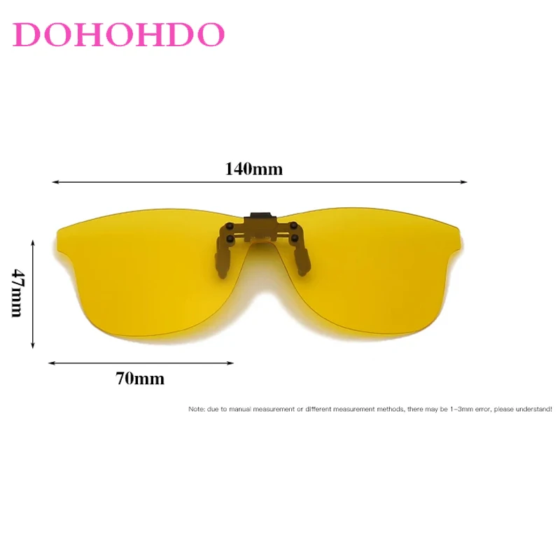 Classic Brand Lenses Clip On Sun Glasses For Men Vintage Designer Night Vision Anti-Glare Women Sunglass Polarized Goggles UV400