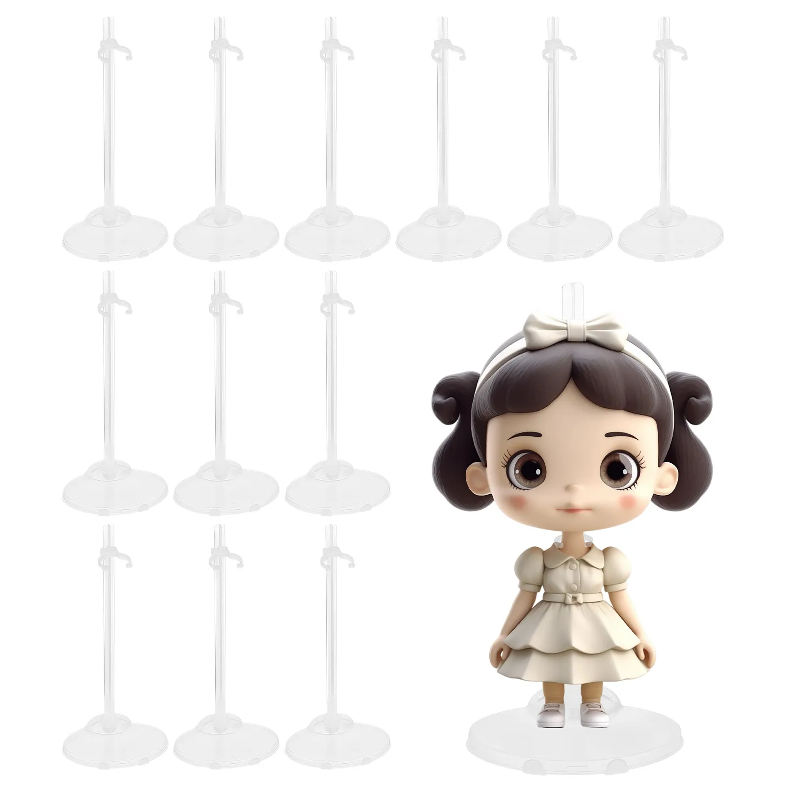 

Регулируемая прозрачная подставка-держатель для моделей, фигурок, игрушек, манекенов, пластиковая основа для хранения