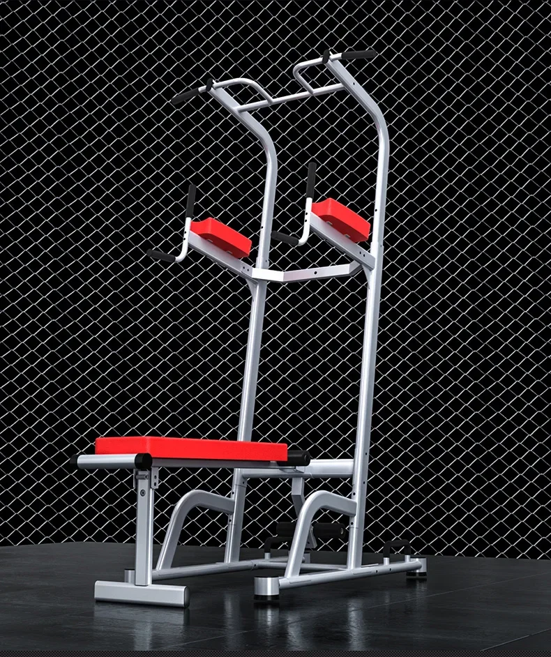 

Pull Up Bar Equipment, Horizontal Bar Power, Rack with Weight Bench Dip Station