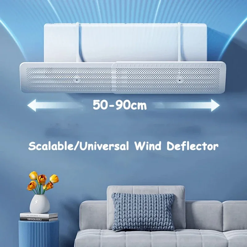 Air Conditioning Wind Shield, Adjustable Wind Guide Cover, Outlet Baffle Windshield, Anti Direct Blowing Air Conditioner Covers