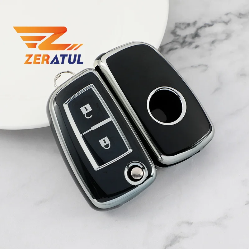 2/3/4 Button Shell Fob for Nissan Xtrail Sunny Cefiro A32 Qashqai J11 Juke TPU Car Remote Flip Key Case Cover Accessories