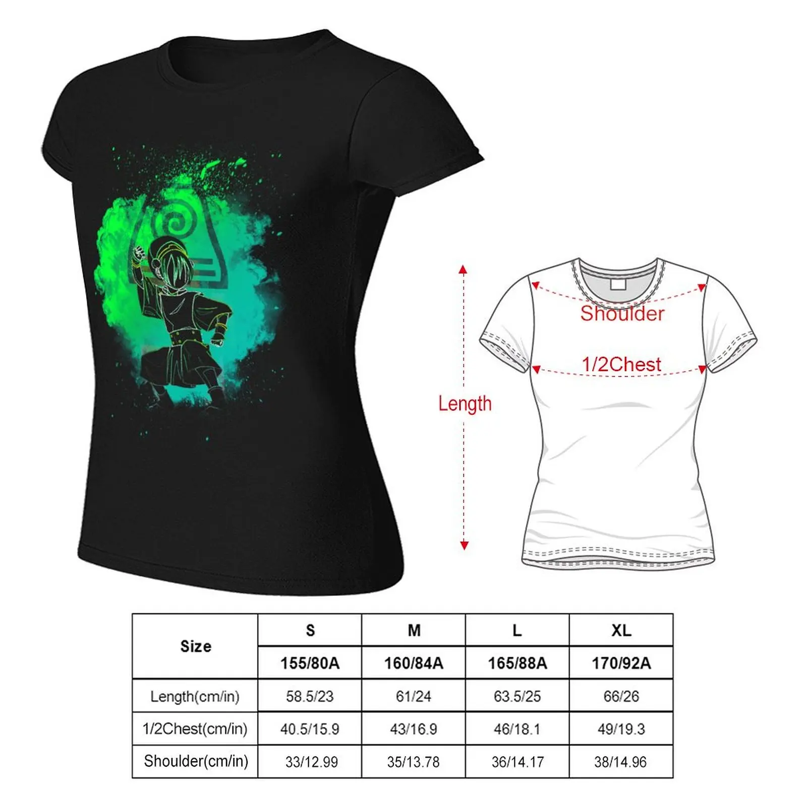 Soul of the Earthbender t-shirt vestiti estivi customizeds plus size Top Top donna