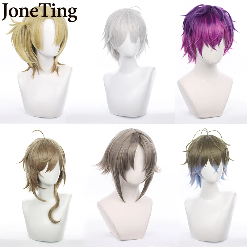 

JT Synthetic Vox Akuma Cosplay Wig Hololive VTuber NIJISANJI Luxiem Coaplay Wig Black Hair Mixed Red Wig Unisex Adult Role Paly