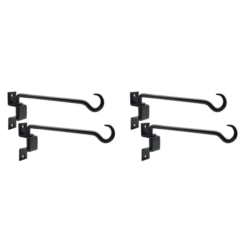 ABKJ-12 Inch 4 Pack Swivel Plant Hangers Outdoor Heavy Duty - For Flowers Baskets Pots Bird Feeder Lanterns Wind Chimes