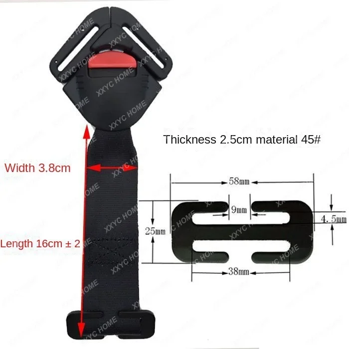 Children's Safety Seat Five-Point Extension Strap Lengthened Shoulder Strap Lock Holder