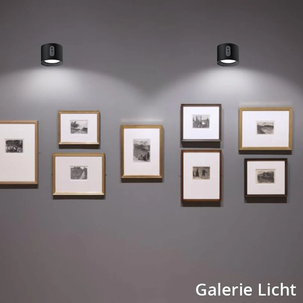 LED-Wandleuchte mit Fernbedienung, Zwei-Wege-Beleuchtung 360° °   Rotierende Nachttischlampe mit 3 Farbtemperaturen, dimmbar zum Lesen im Schlafzimmer