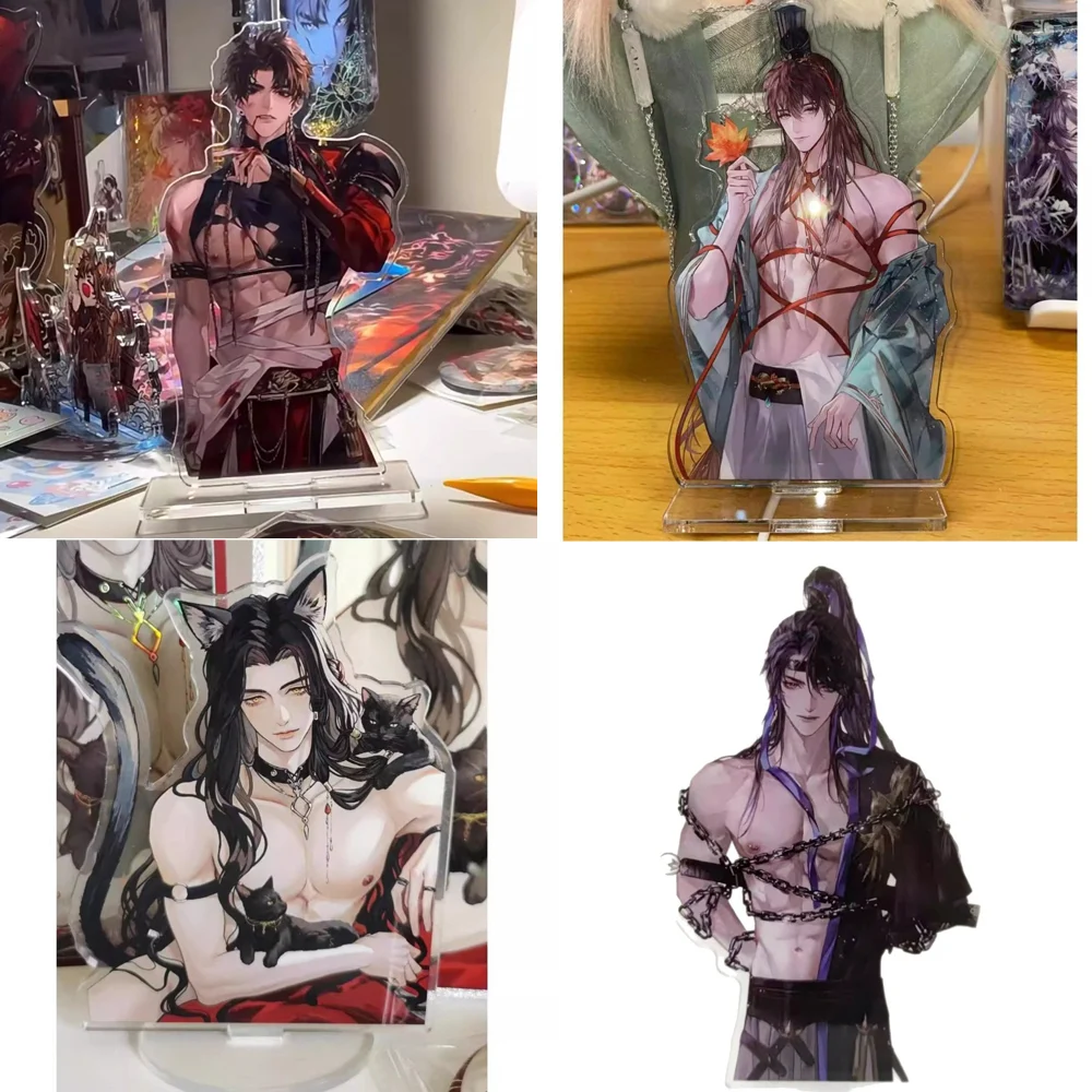 Game Dai Hao Yuan Acrylic Standing Card Sun Ce Liu Bian Yuan Ji Fu Rong Role-playing Ornament Half Body 10cm Decoration Keychain