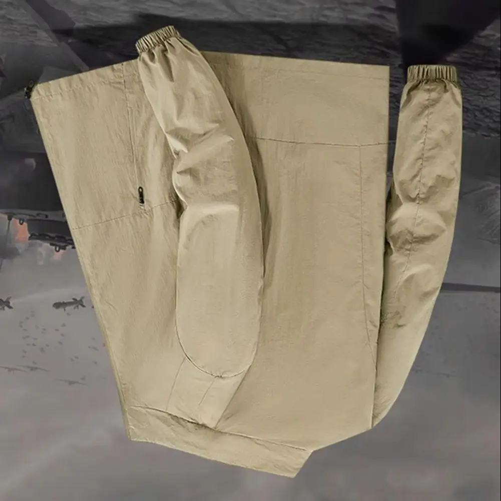 

2026 весенняя мужская куртка с длинными рукавами и планкой на молнии, весенне-осеннее пальто с карманами, однотонная свободная универсальная верхняя одежда