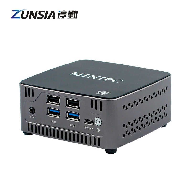 Nuc Mini Pc I5 11th Tiger Lake I5-1135G7 Type-c Mini Pc Case 4K HD DP Display Nuc Box Dual 2.5G LAN Portable Gaming Mini Pc
