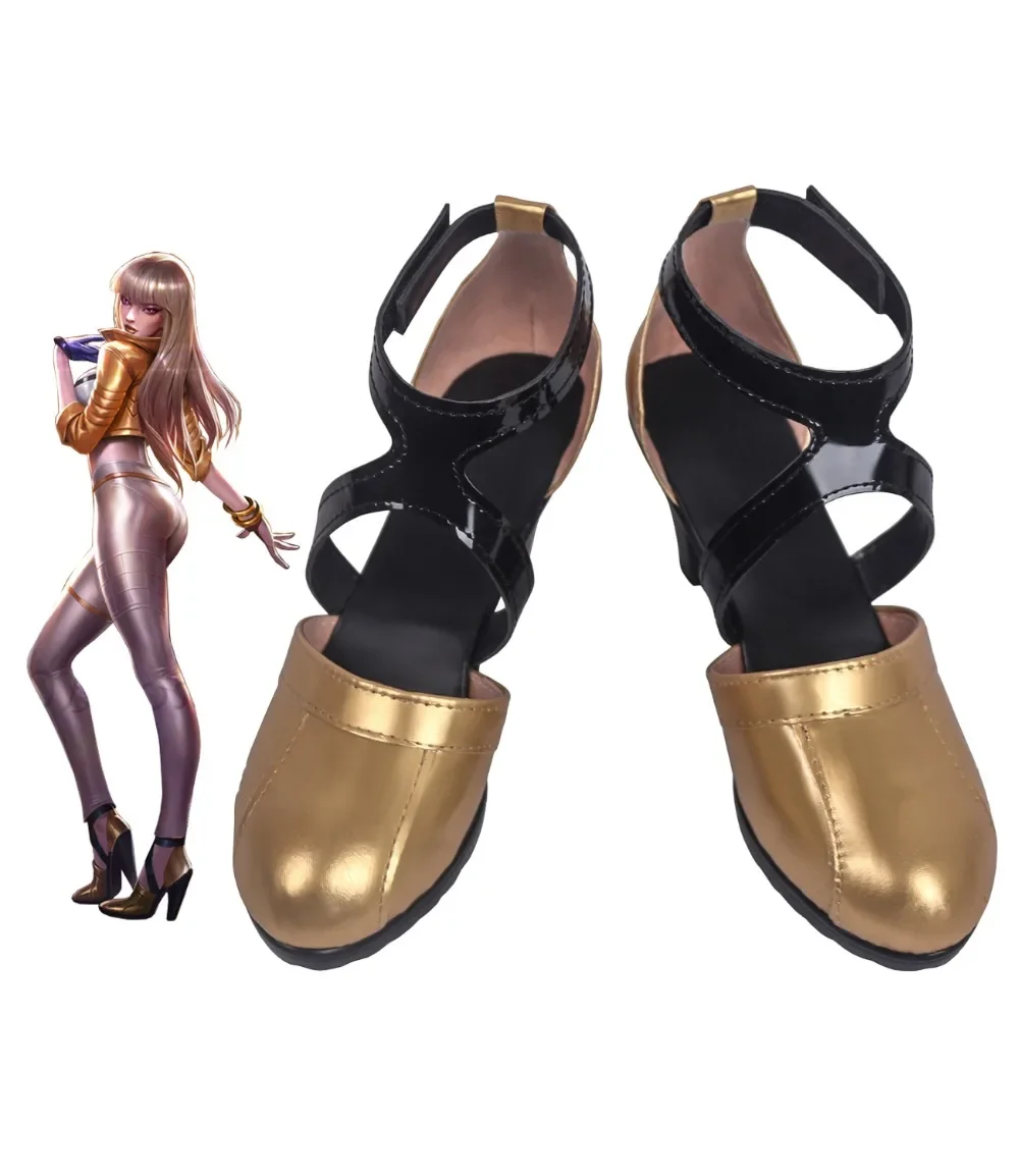 

Game LOL KDA Kaisa Cosplay Shoes Boots Custom Made Any Size