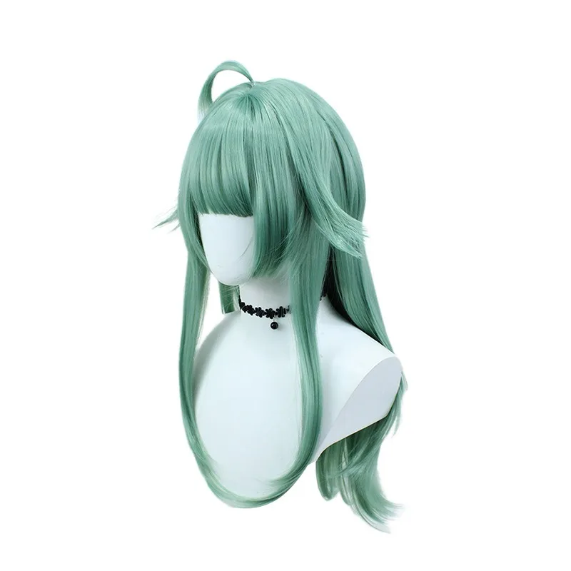 Anime Honkai: Star Rail Game Cos HuoHuo Probation Judge Stage Role Play 67cm Green Special Color Cosplay Wig