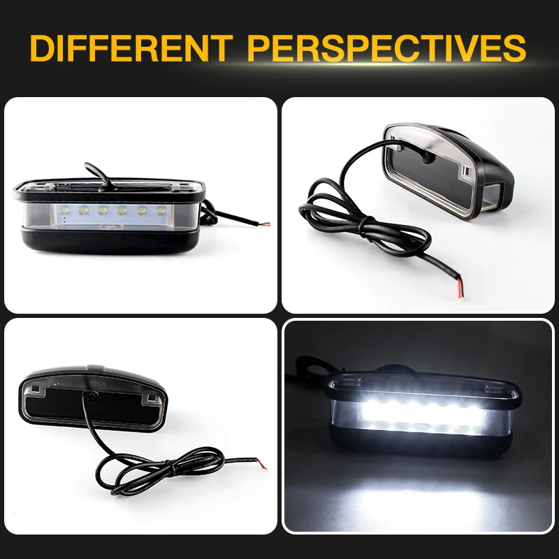 1PC License Plate Light For Land Rover Land Rover Series Defender 90/110 LED Light For Car License Number Plate Light Lamp