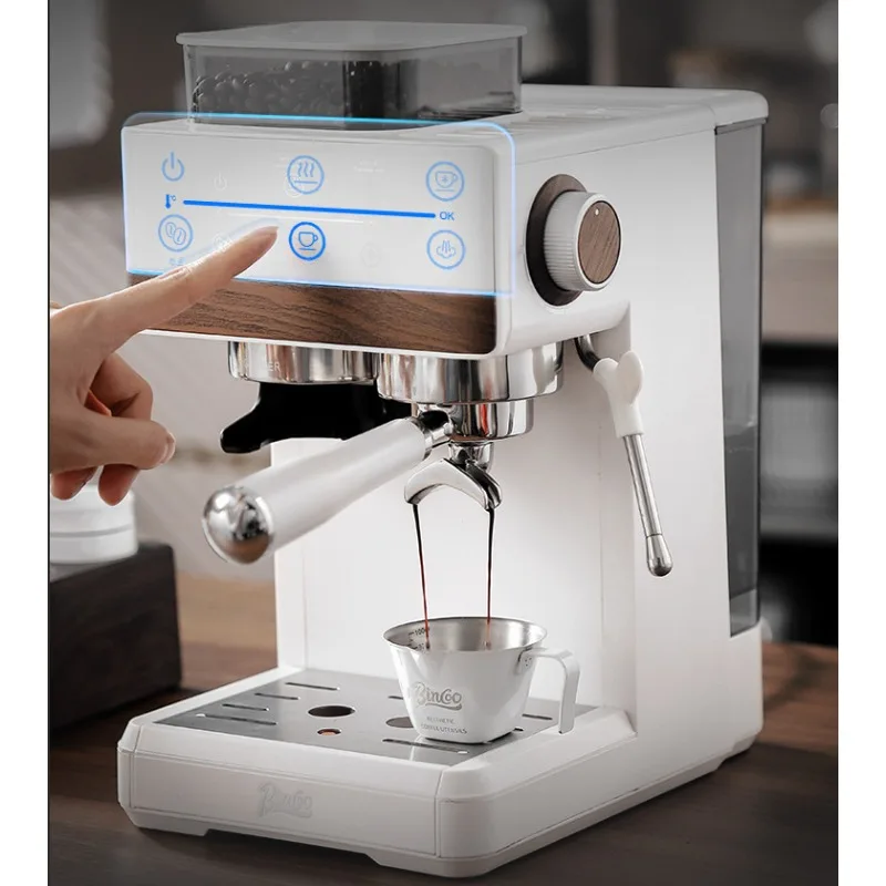ماكينة صنع القهوة الساخنة والباردة ذات الاستخلاص المزدوج ماكينة القهوة الأوتوماتيكية بالكامل مع وظيفة الطحن ماكينة قهوة اسبريسو