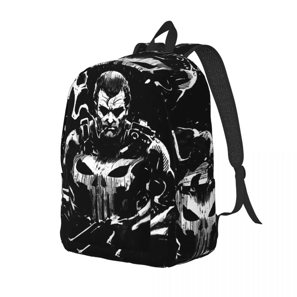 Handbag Skull Retro Washable Marvel Punisher Office Workers Birthday High Street Rucksack Weekend Picnic