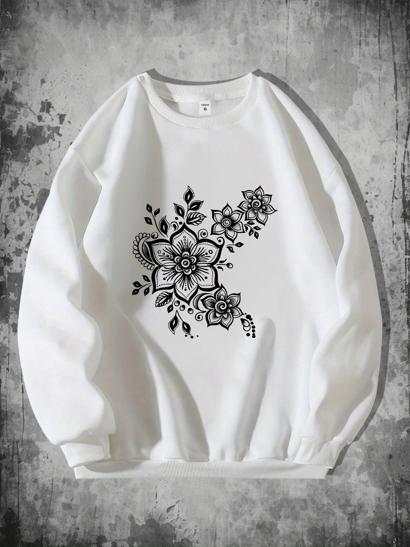 

Мужская толстовка с капюшоном, уличная одежда на Хэллоуин, осень, с длинными рукавами, цветочный дизайн, пуловер с графическим принтом, готический топ, спортивные кофты