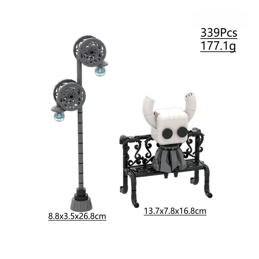 2026 Hot Game Peripheral Hollow Knight: Silk Song Mini Assembled Building Block Complete Set of Toys Party Figurines Model Gifts