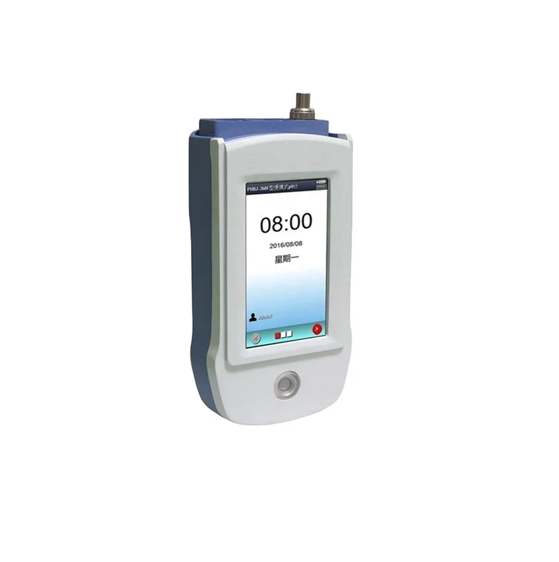 PHBJ-260F Lab Portable LCD touch screen 1-5 points calibration Multi-reading feature pH Meter with ATC and smart guide system