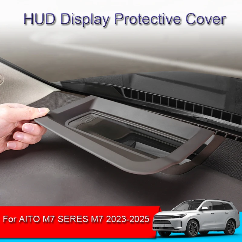 Car HUD Display Protective Cover For AITO M7 SERES M7 2023-2025 Head Up Display Reflective Projection Screen Dustproof  Accessor