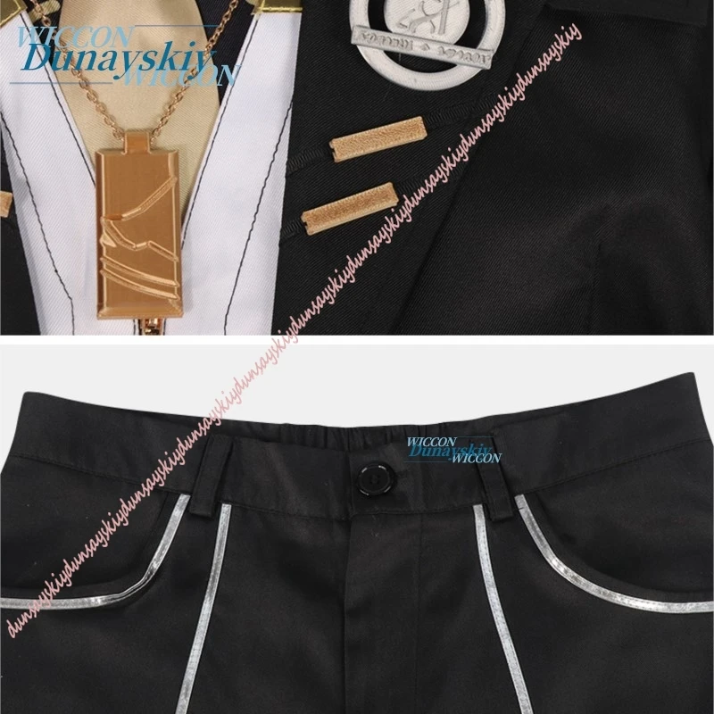 Game Rover (Male) Role Playing Starfire Everbright Suits Wuthering Waves Cosplay Costume Men Comic Con Halloween Outfit