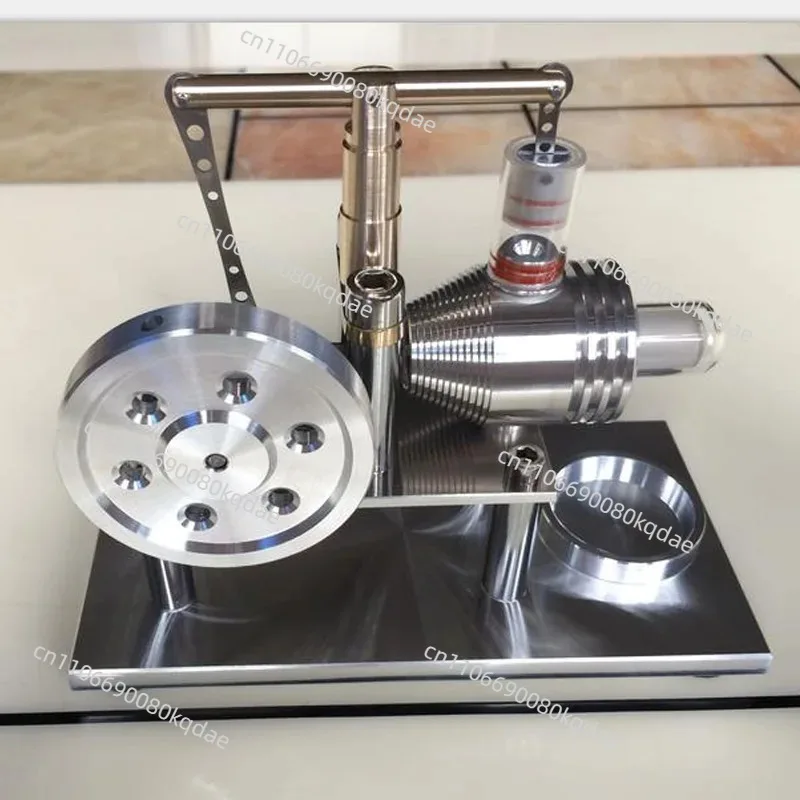 Stirling Engine Generator Mechanical Model, Physics Educational Demonstration Hobby Experimental Hardware Component