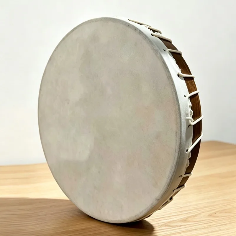 Tambour Cortical de Méditation, Tambour des Chamanes Portable, Tambour Tribal pour Yoga, Guérison Sonore, Pleine Conscience, Instruments Professionnels avec Sac