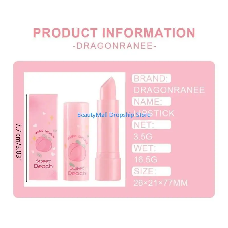 40JD 보습 립밤 컬러 변화 립스틱이 여성 소녀를위한 오래 지속됩니다.