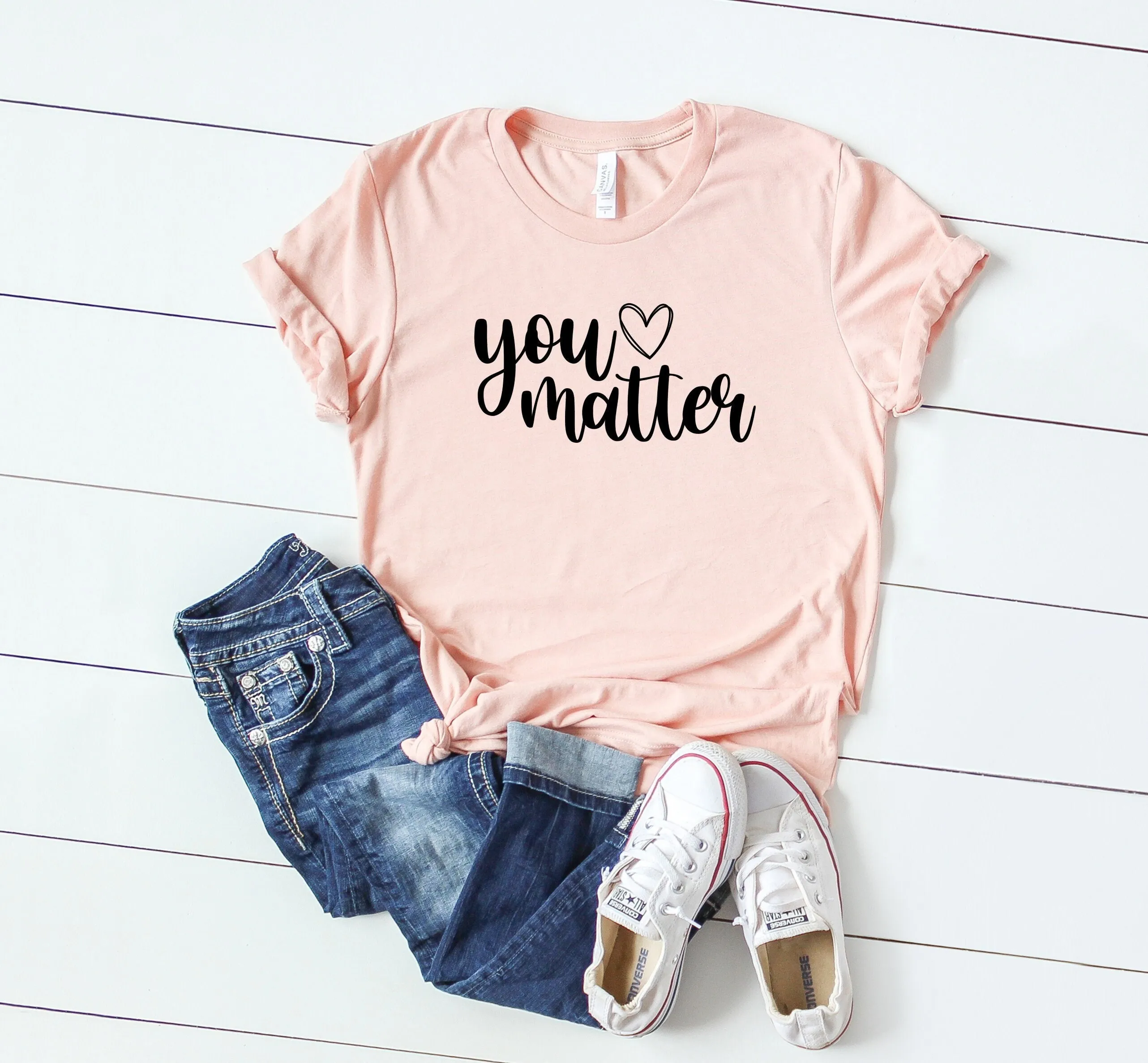 You Matter T Shirt Teacher Team Positive Inspirational