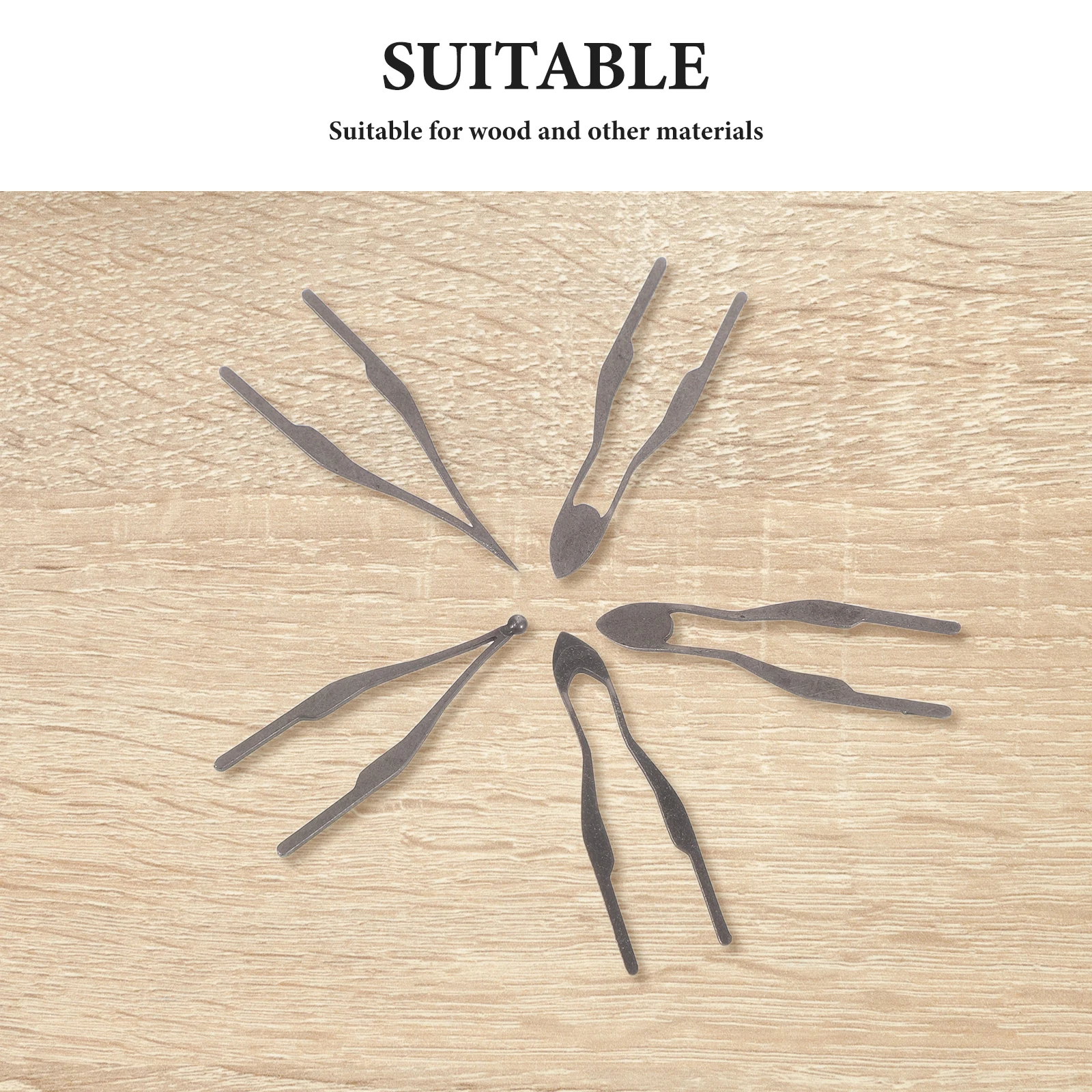 1 Set Electric Wood Burning Tips Pyrography Wire Nibs For Diy Woodcraft Fast Heating Replacement Tips - Durable Woodworking