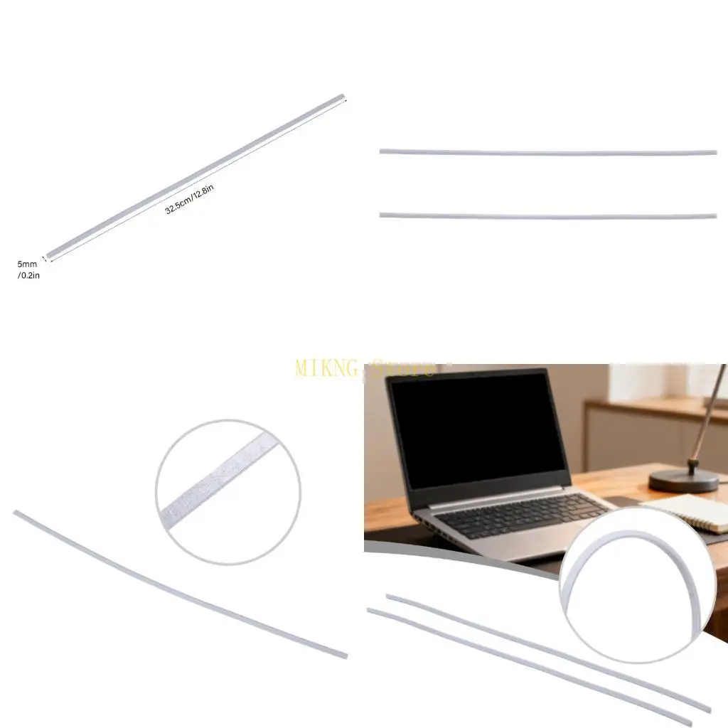 Laptop Bottom Case Cover Rear Rubber Foot Strips Rubber Feet Strips Guards Replacement for 850 855 Laptop best sale