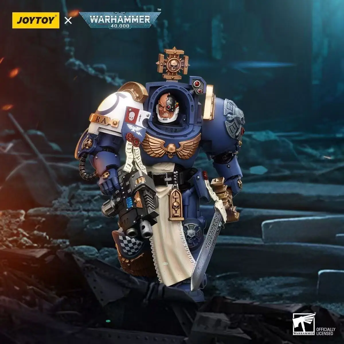 

JOYTOY 1/18 Фигурка 40K Ультрамарины Капитан в Терминаторе Броня Коллекция аниме Военная модель