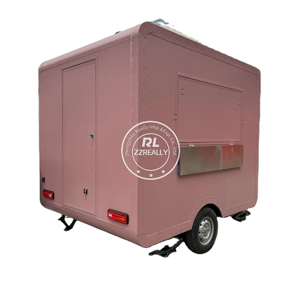 Fabricação de reboque de comida para churrasco China fábrica restaurante carrinho de venda de alimentos caminhão de comida móvel padrão dos EUA