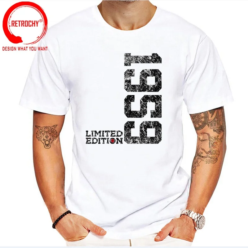 Vintage Grunge 1959 Limited Edition T Shirt Men Fashion Trendy Casual Clothing Stylish Tops Tee Shirt Leisure Tshirt