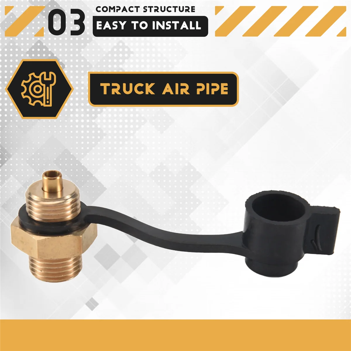 Truck Air Tank Air Intake Joint Connection Pipe Truck Air Pipe Truck Trailer Air Tank Dust Blowing KitN02R