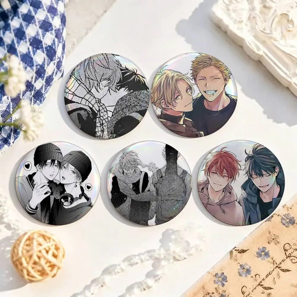 Lovely Japanese BL Manga G-Given  25mm 32mm 44mm 58mm Anime Badges Brooches DIY Pins Decorations Birthday Gifts