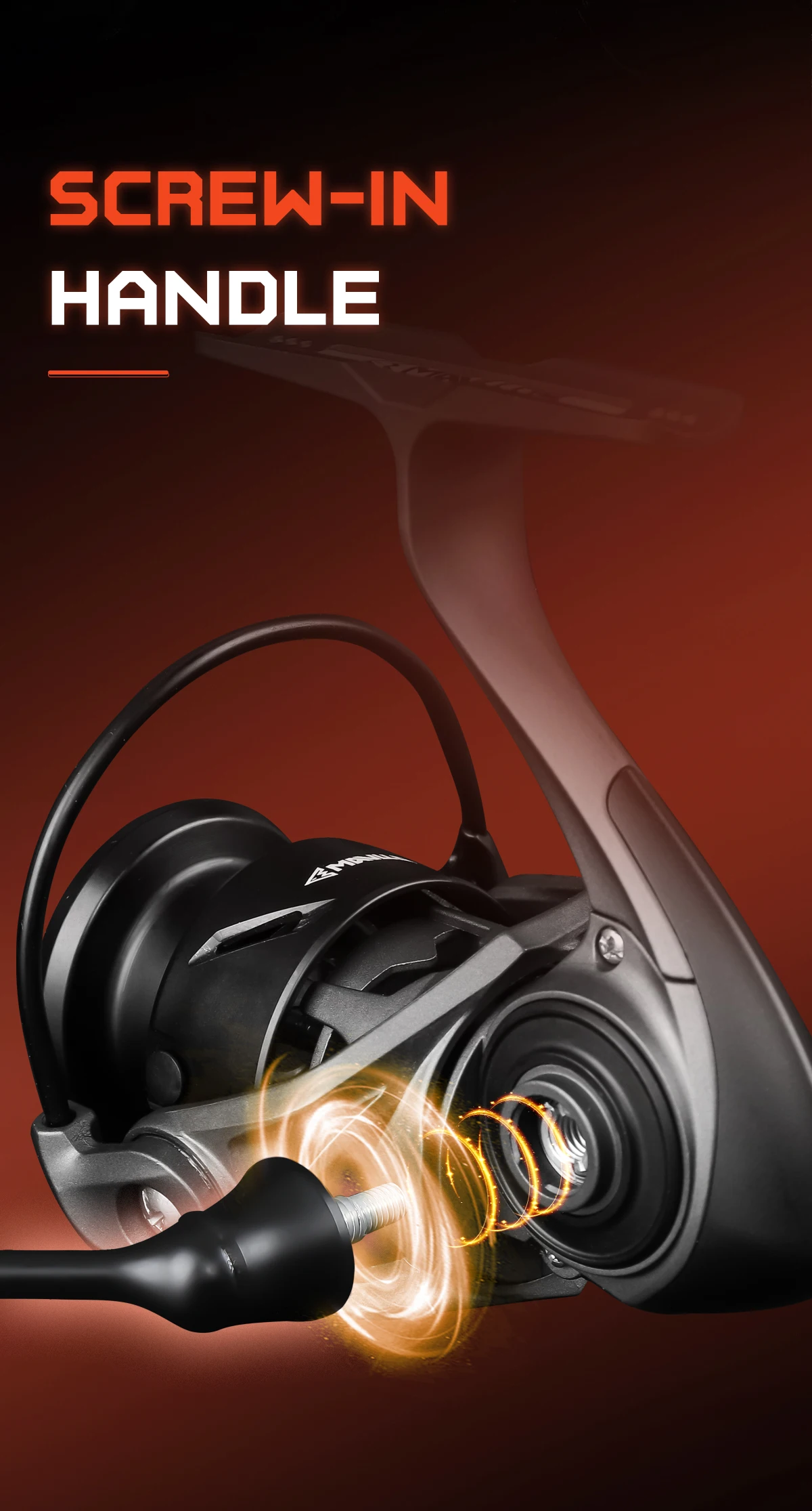 Mavllos SCYLLA Ultraleichte Bass-Spinnrolle, 122g Carbonrahmen, 5,2:1 Übersetzungsverhältnis, 4kg Bremskraft, Mikro-Angelrolle für Forellen – Detail 9