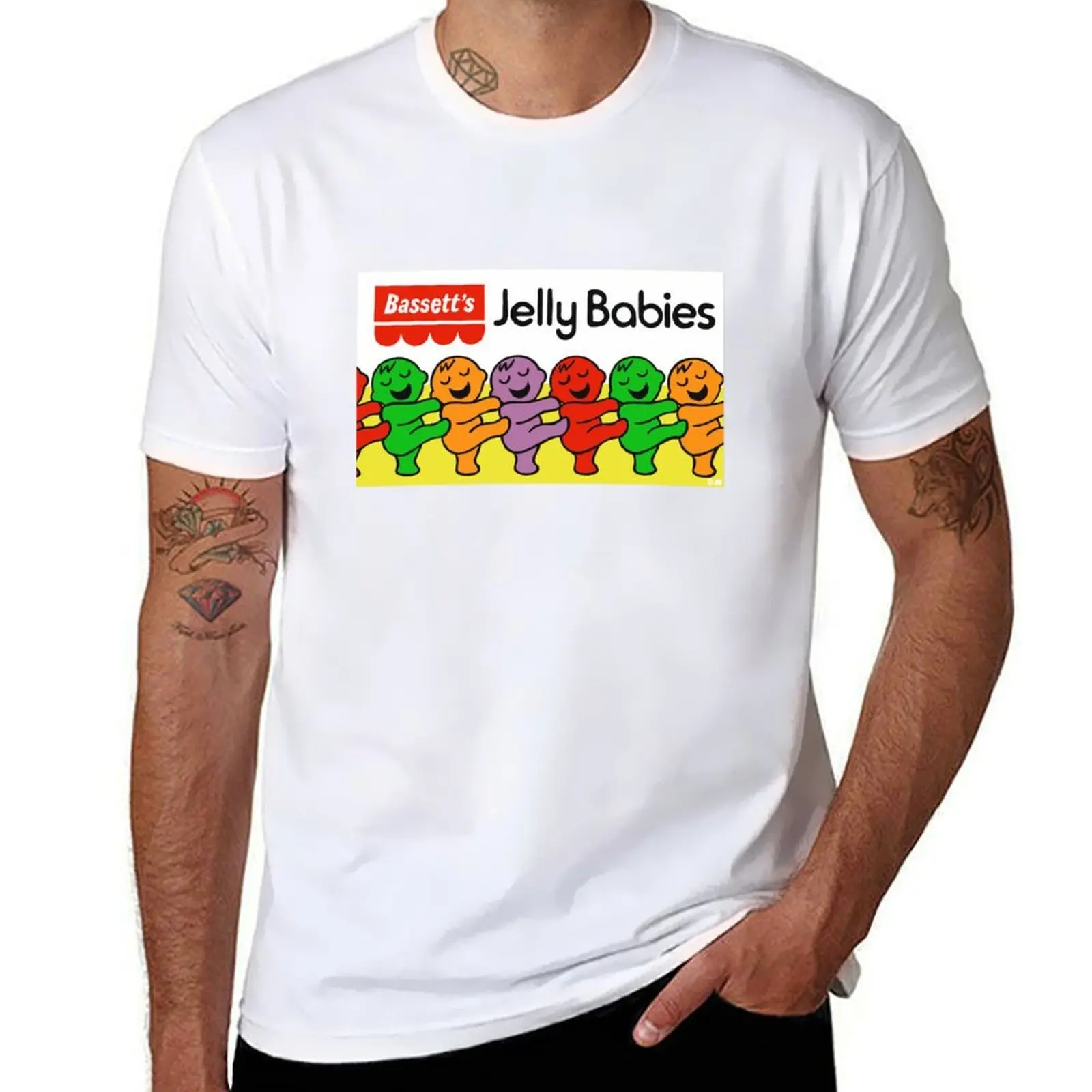 

Classic Jelly Babies T-Shirt anime t shirts oversize cotton tshirt 100% T-Shirt