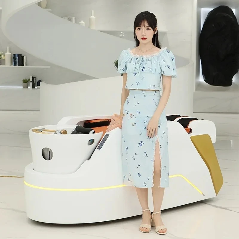 

Automatic intelligent electric massage shampoo bed hair